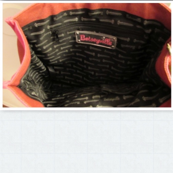 Betseyville Cherry Fruit Station Pink Tote - Picture 7 of 7